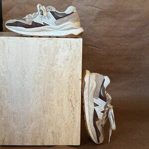 NEW BALANCE 57/40 SNEAKERS IN TAN/BROWN